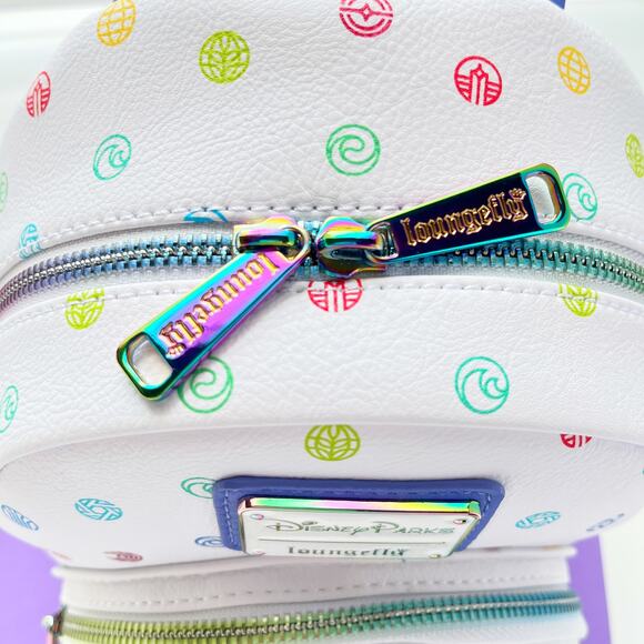 Loungefly Disney Epcot Spaceship Earth Backpack 40th Anniversary Parks Figment - Picture 2 of 11